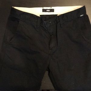 Men’s black vans pants size 32